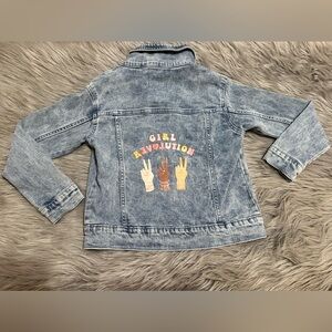 Barbie Girl Revolution Denim Girls Jacket Size 6-6x